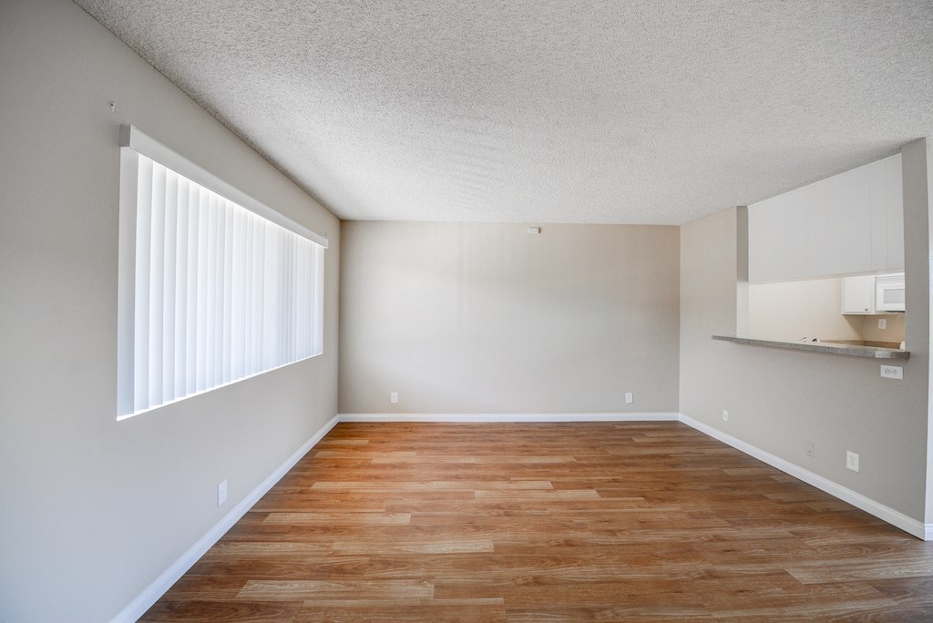 The Palms Apartments Empty Apartment Living Room