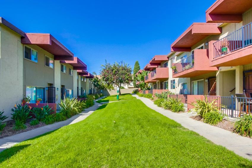 Exterior view of Mesa Vista Apartments and common areas - Photo Gallery
