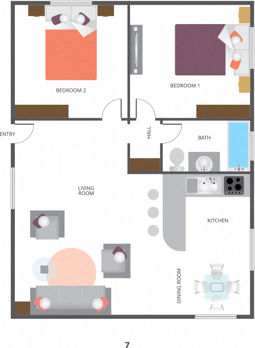 Two Bedroom F