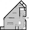 Studio 1 Bath A1