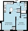 1 Bedroom 1 Bath B20