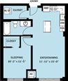 1 Bedroom 1 Bath B18