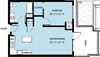 1 Bedroom 1 Bath B14