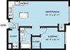 1 Bedroom 1 Bath B9.2