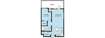 1 Bedroom 1 Bath B6