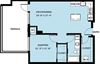 1 Bedroom 1 Bath B5