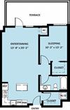 1 Bedroom 1 Bath B2