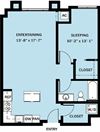1 Bedroom 1 Bath B3