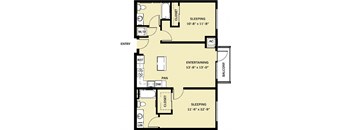 2 Bedroom 2 Bath C9