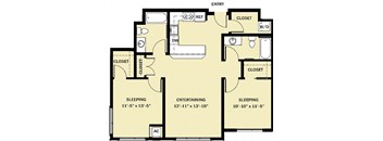 2 Bedroom 2 Bath C5