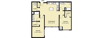 2 Bedroom 2 Bath C4