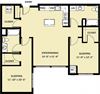2 Bedroom 2 Bath C4