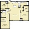 2 Bedroom 2 Bath Den C2
