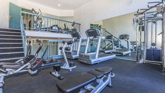 Fitness Center With Modern Equipment at Oxnard Plaza, North Hollywood, CA