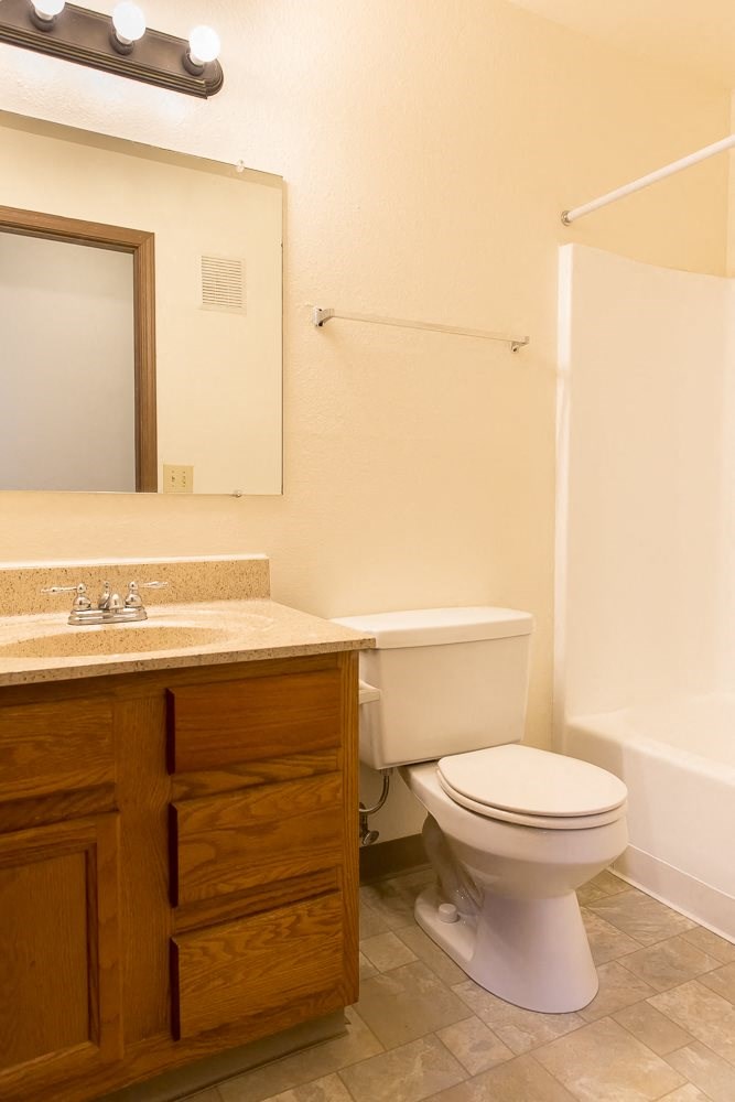 a bathroom with a toilet and a sink and a mirror