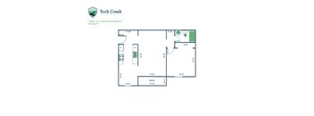 1 Bed, 1 Bath - 653 sq ft