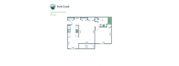 1 Bed, 1 Bath - 670 sq ft