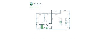 2 Bed, 1 Bath - 901 sq ft