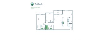 1 Bed, 1 Bath Loft - 949 sq ft