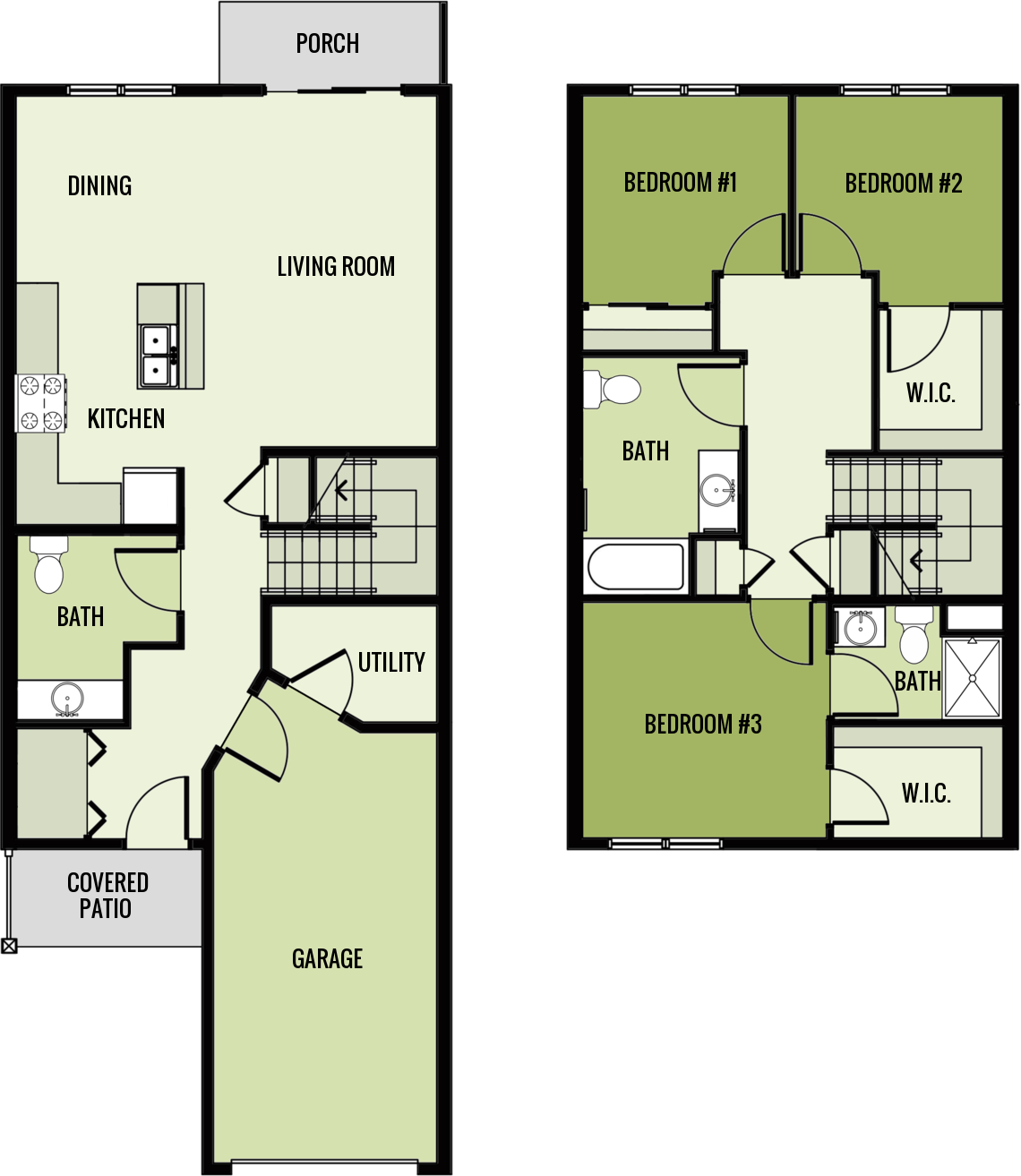 Townhome Floor Plan 1