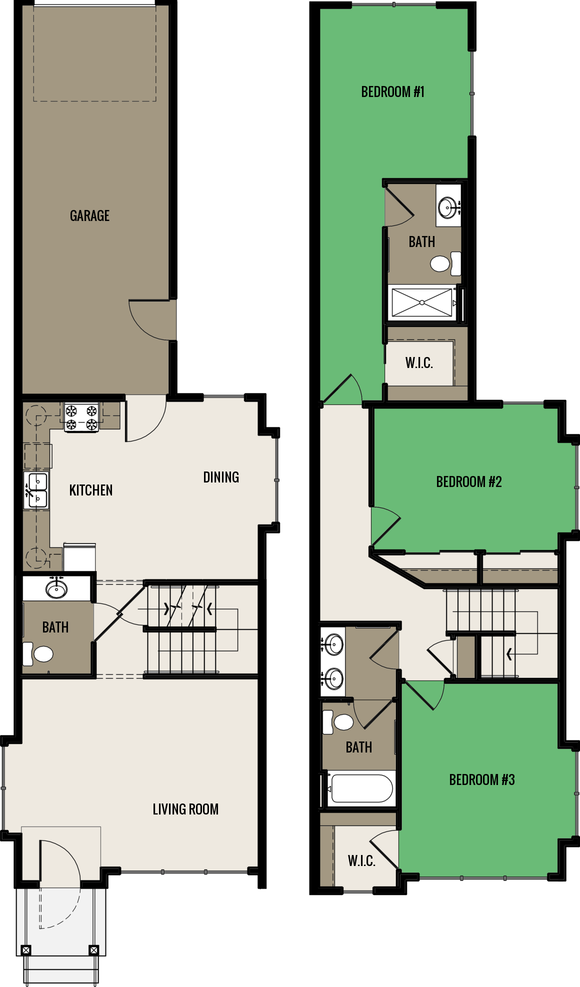 Townhome Floor Plan 2