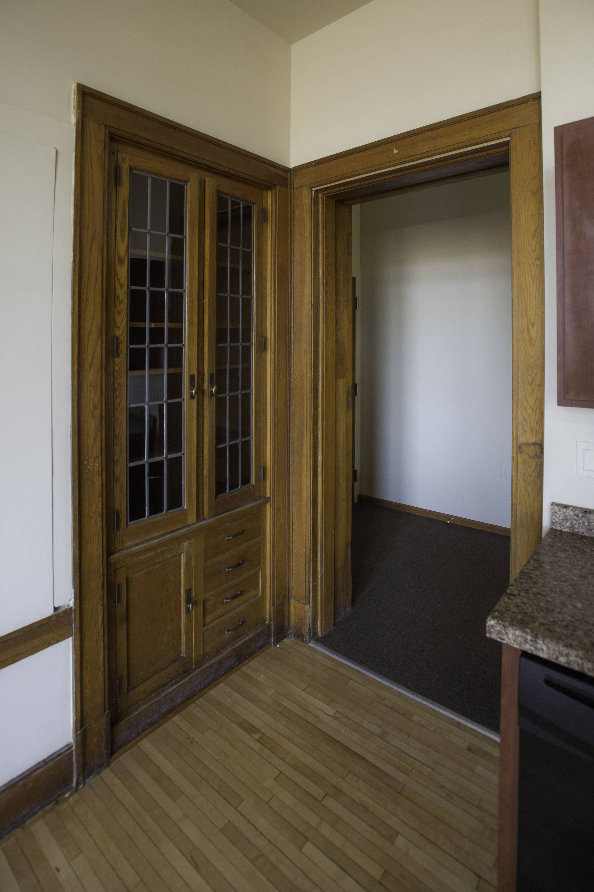 Doorway with Built-in Storage