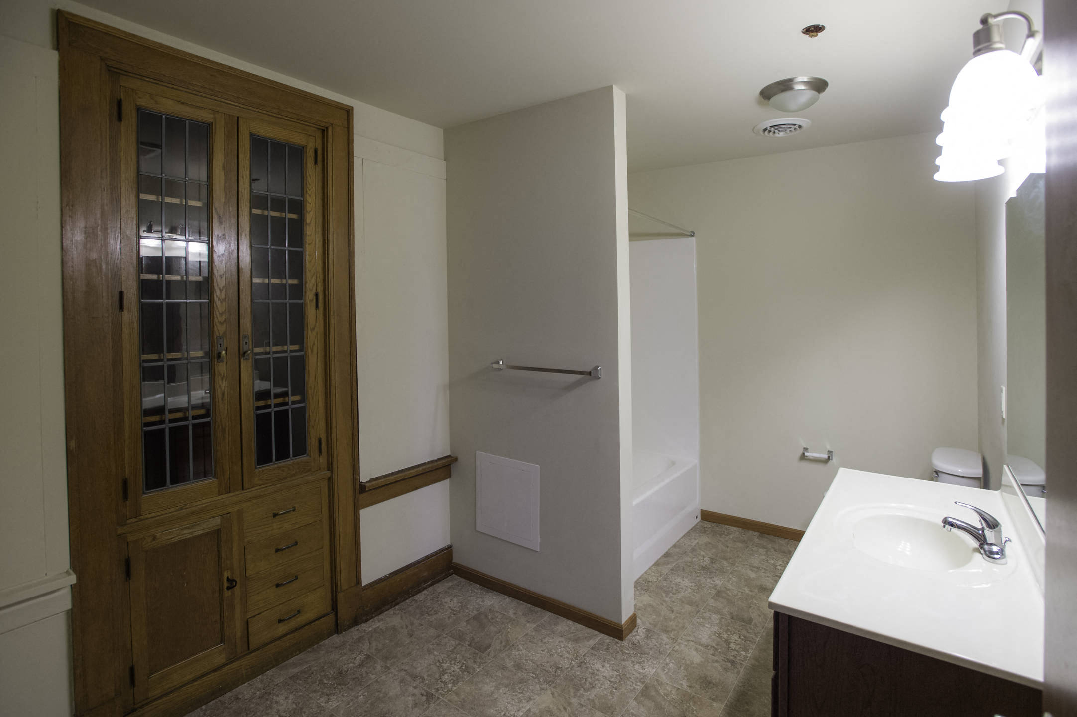 Bathroom with Built-in