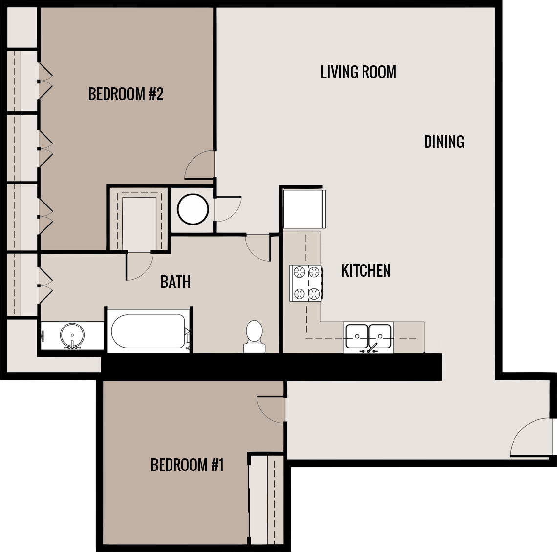 Apartment Floor Plan 1