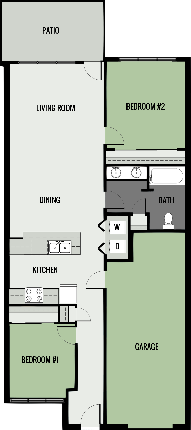 Indianhead Cottages Apartments 720 Greenway Court Mosinee Wi