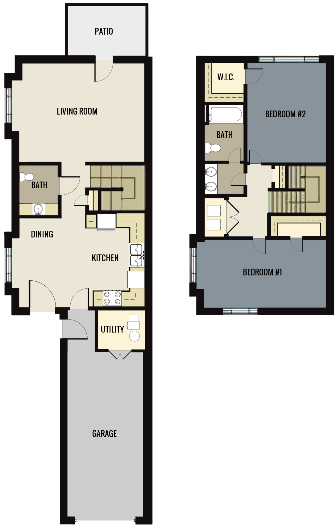 Townhome Floor Plan 1