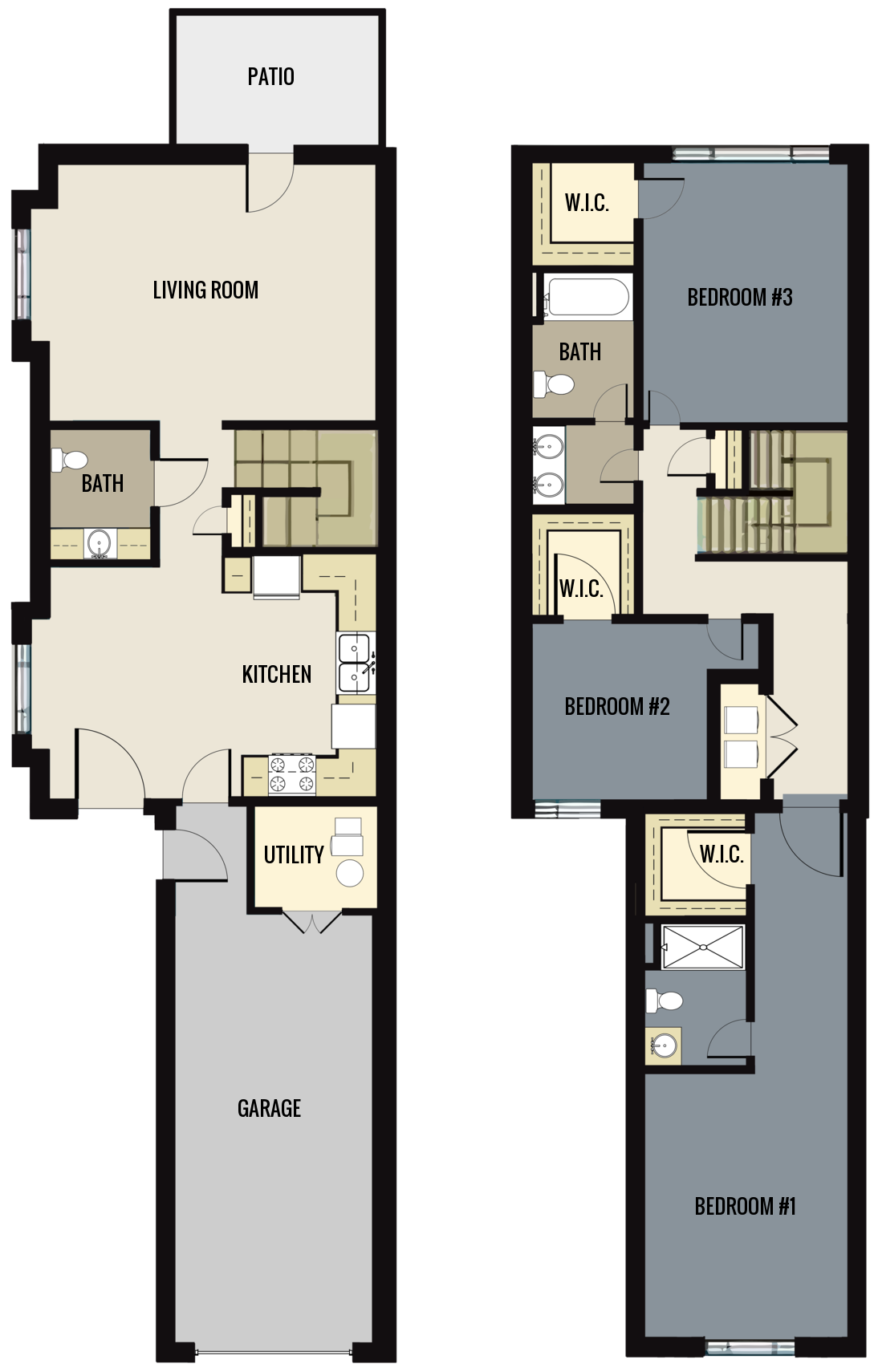 Townhome Floor Plan 2