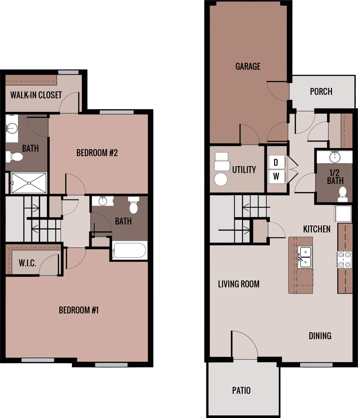 Townhome Floor Plan 1