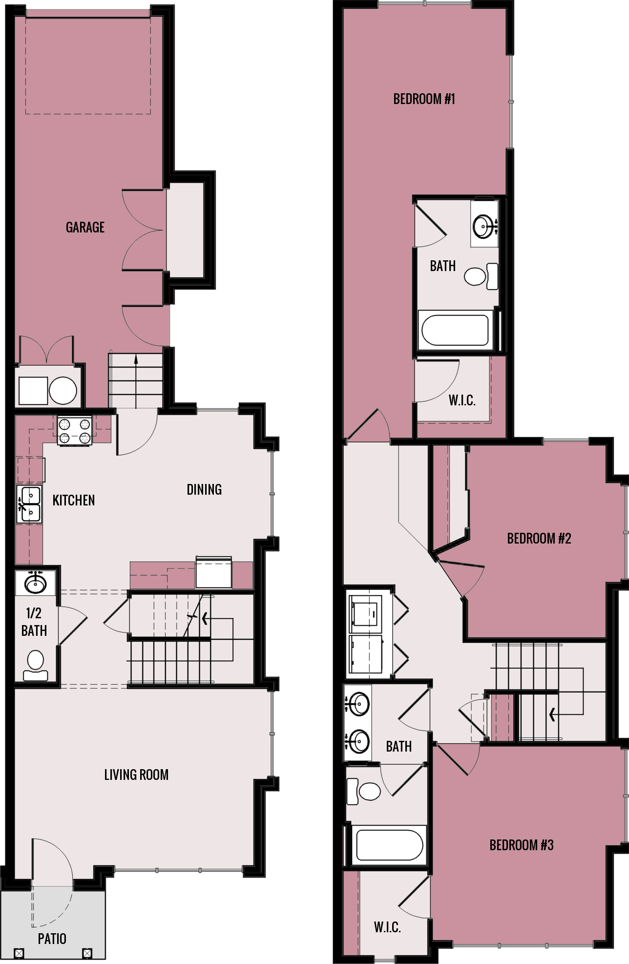 Townhome Floor Plan 1