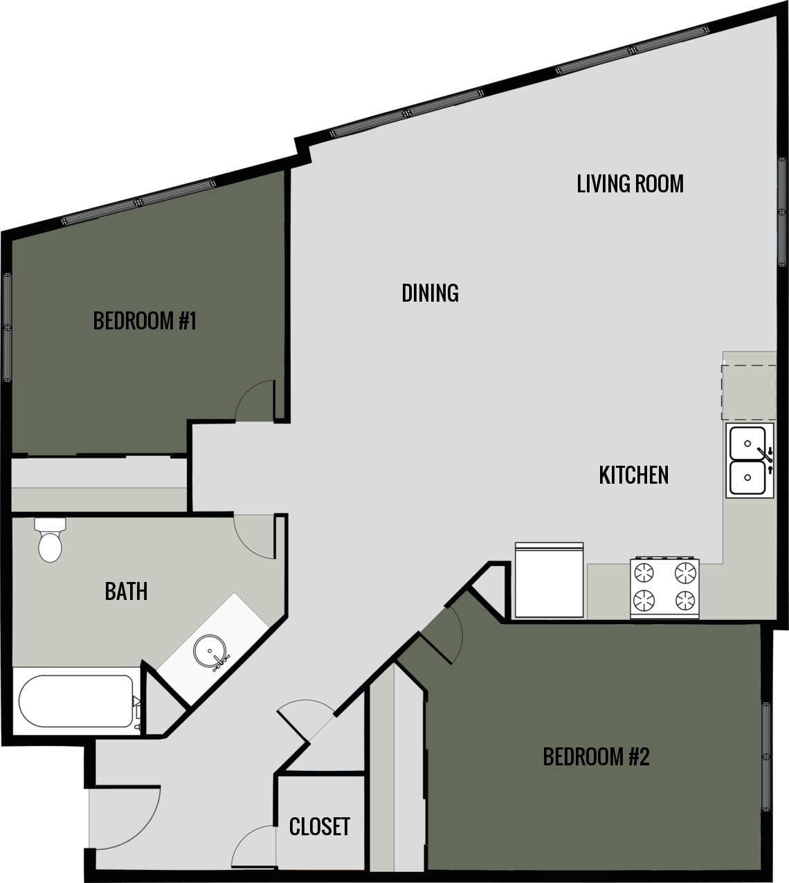 Apartment Floor Plan 1