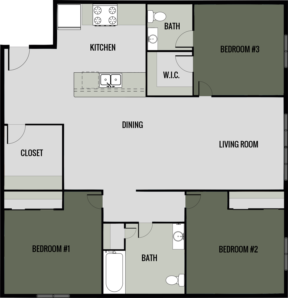 Apartment Floor Plan 1