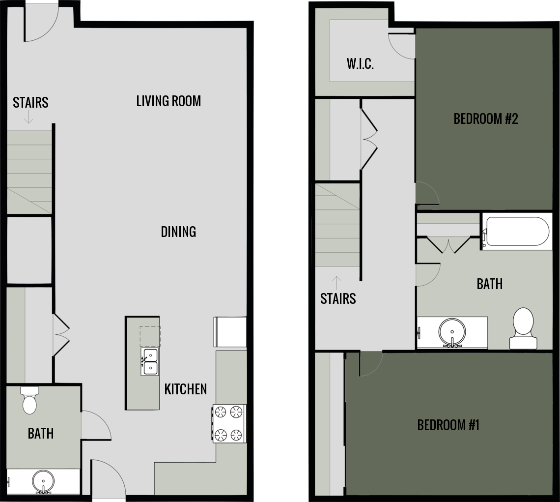 Townhome Floor Plan 1