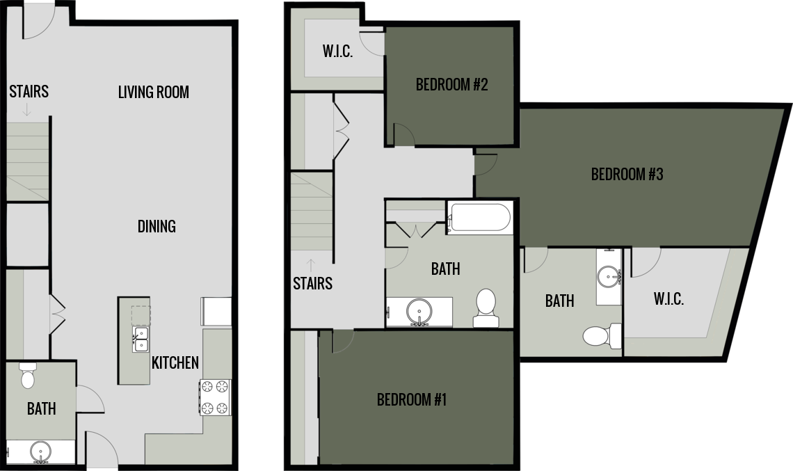 Townhome Floor Plan 1