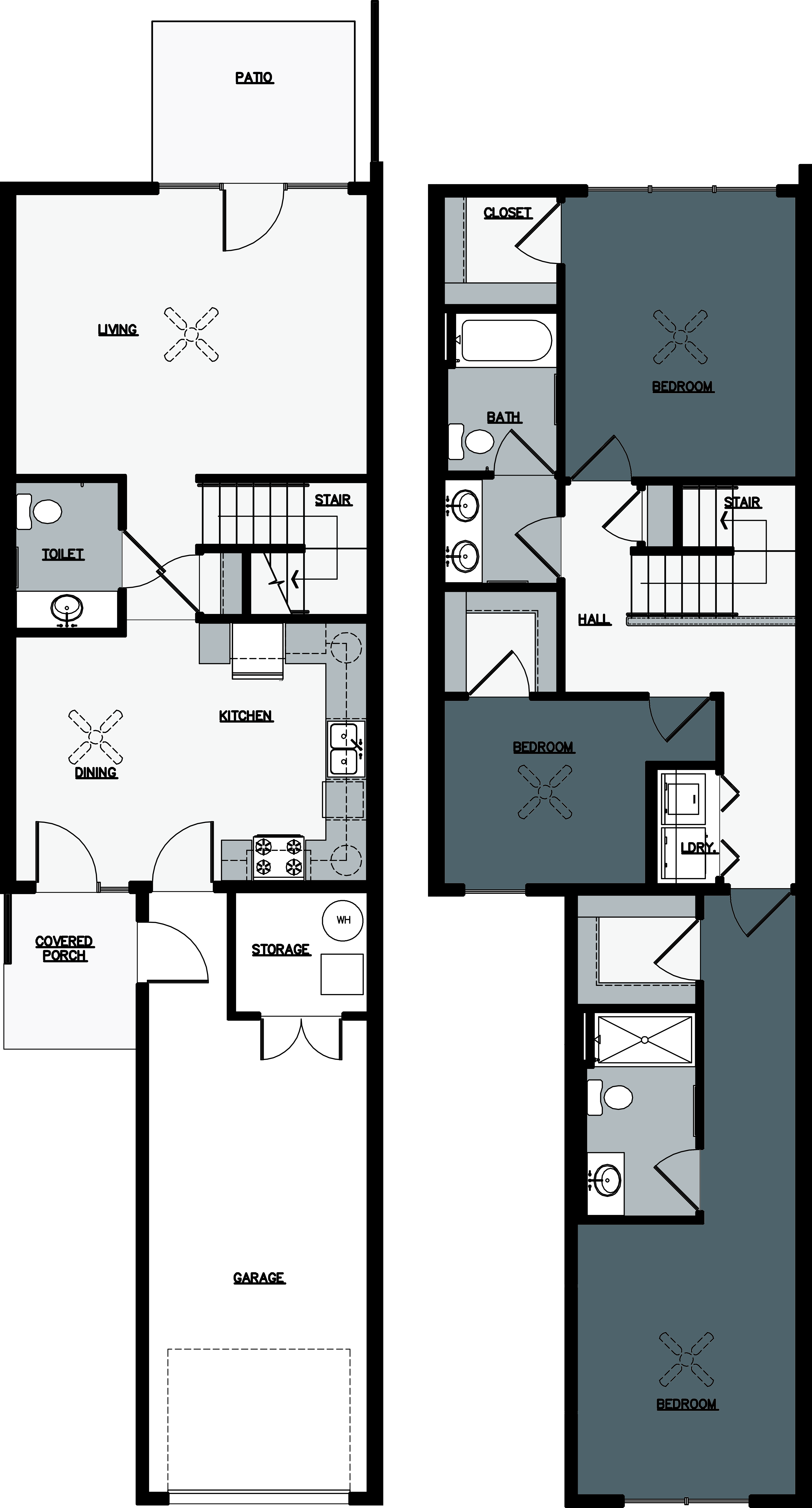 Townhome Floor Plan 1