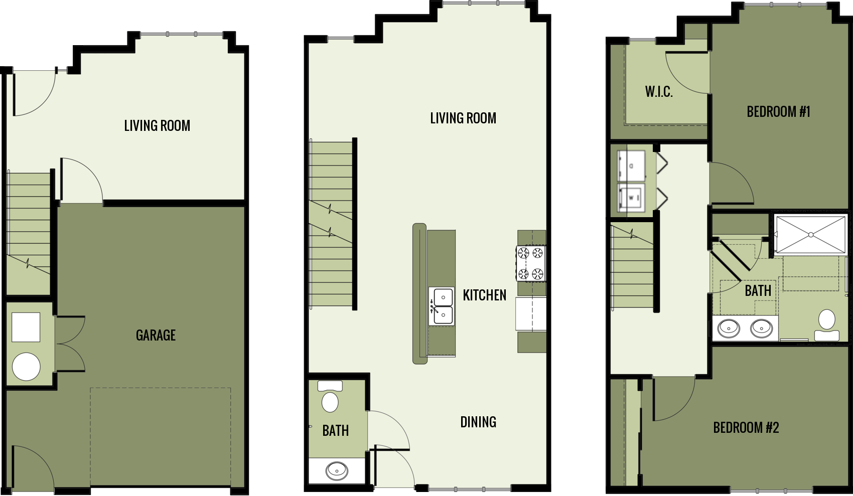 Townhome Floor Plan 1