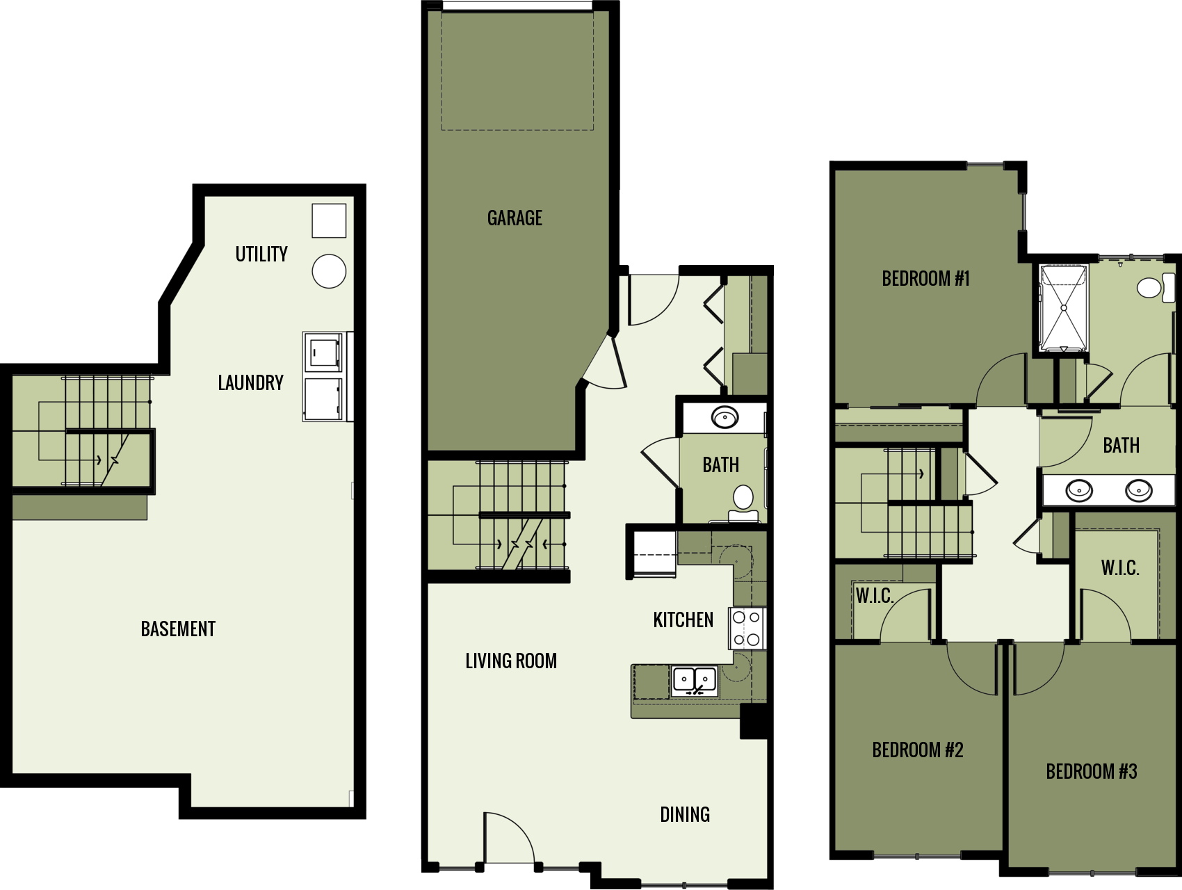 Townhome Floor Plan 2