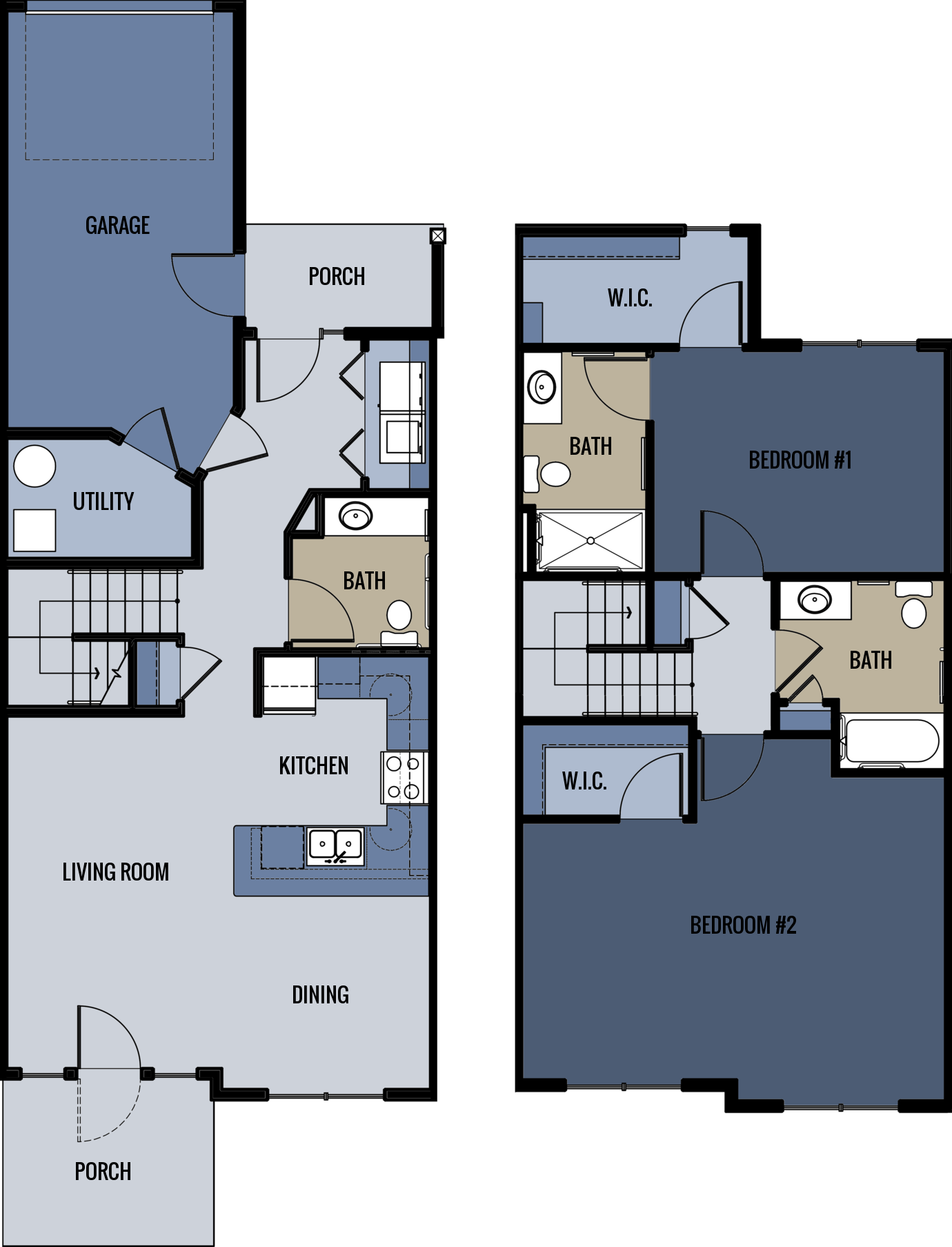 Townhome Floor Plan 1