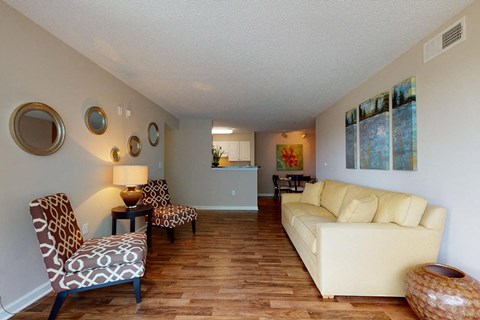 Hardwood floors at Ashley Cascade in Atlanta, Georgia