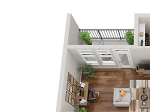 1 Bedroom 1 Bedroom apartment at Capitol Gateway in Atlanta, Georgia