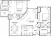 2 Bedroom Floor Plan- 2E 2 Bedroom Floor Plan- 2E