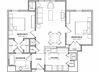 2 Bedroom Floor Plan- 2A 2 Bedroom Floor Plan- 2A