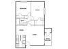 2Bed 1.5 Bath 1100