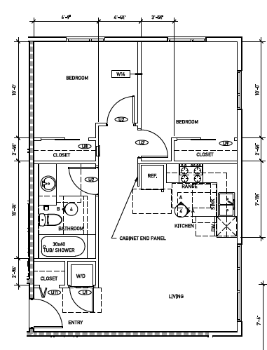 the floor plan of the second level of the house