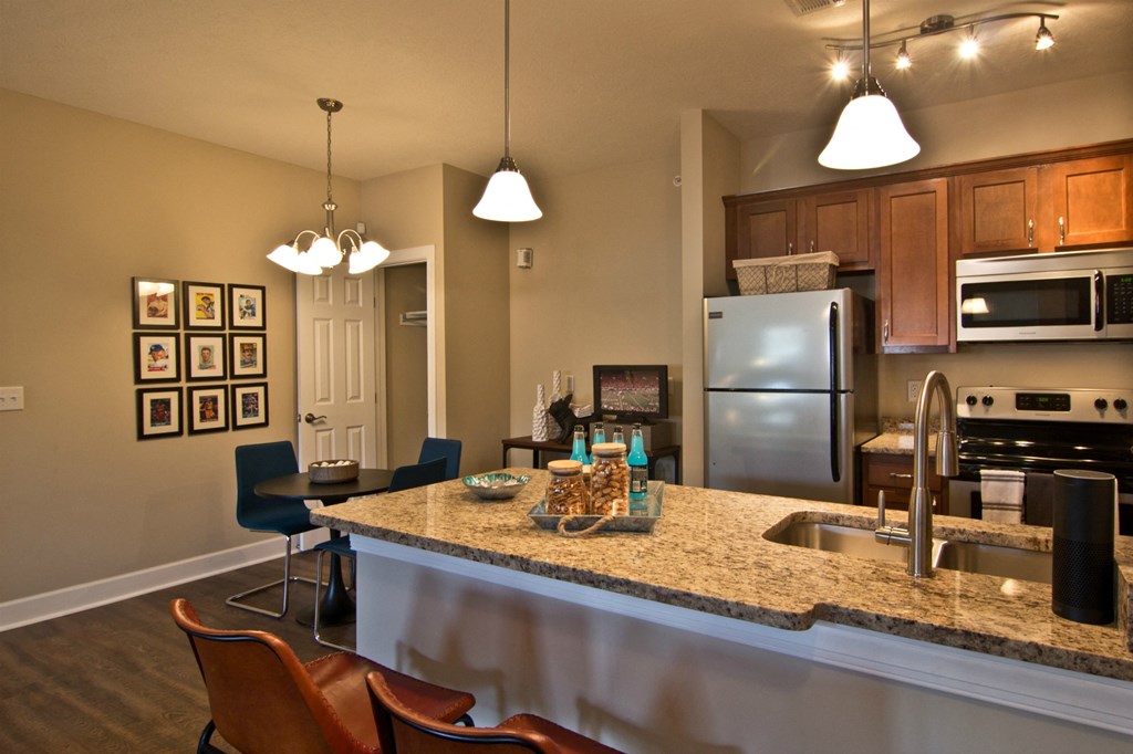 The Ravines at Westar Apartment Interior Kitchen