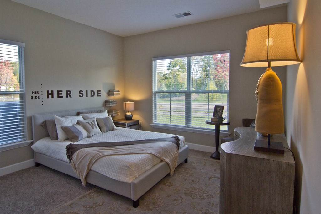 The Ravines at Westar Apartment Interior bedroom