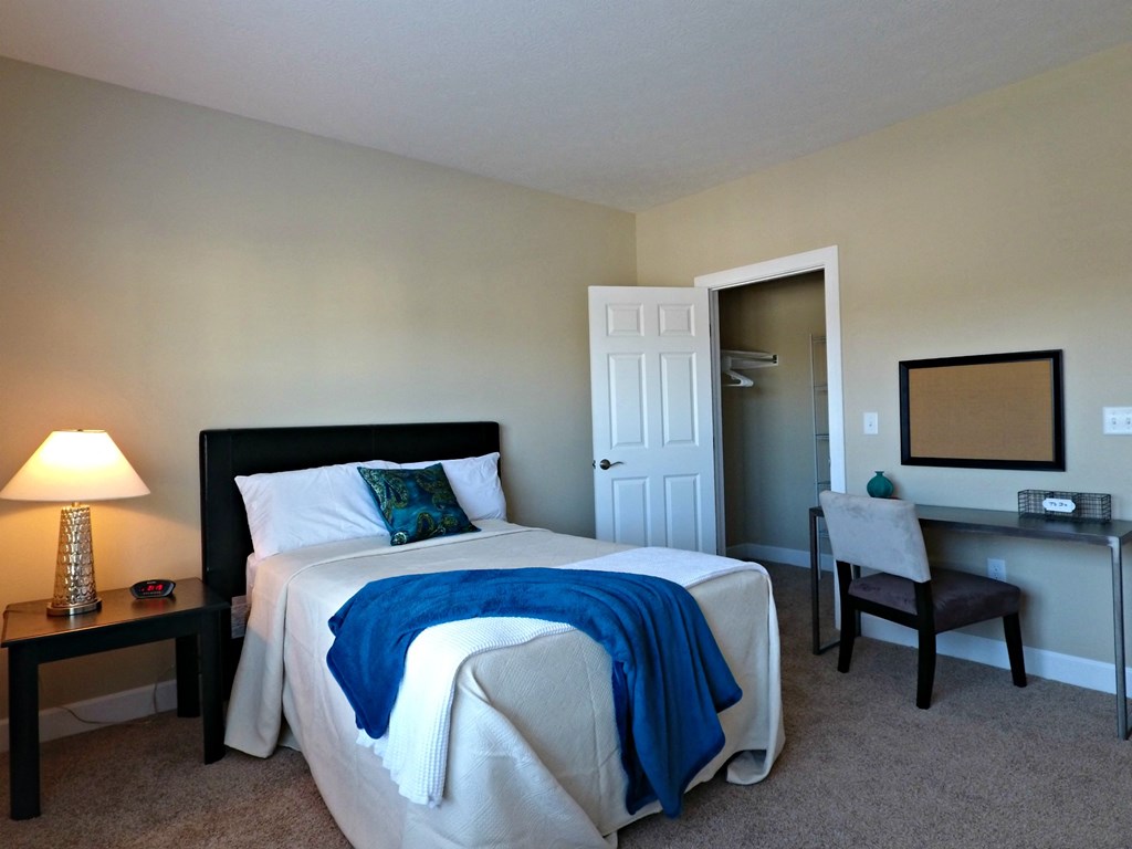 The Ravines at Westar Apartment Interior Bedroom